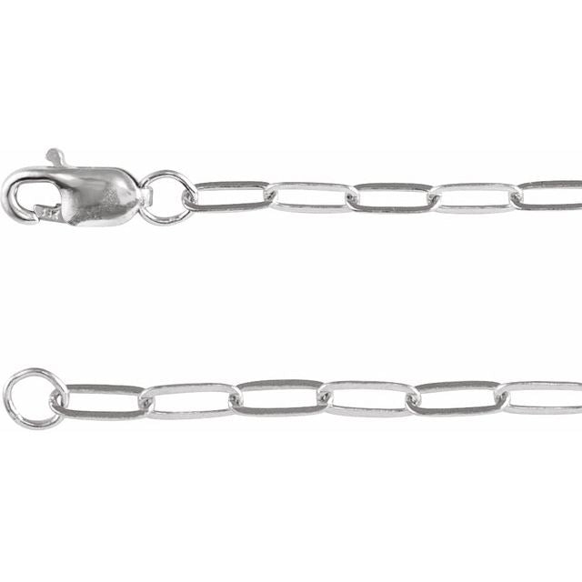 Fine Paperclip Chain Necklace