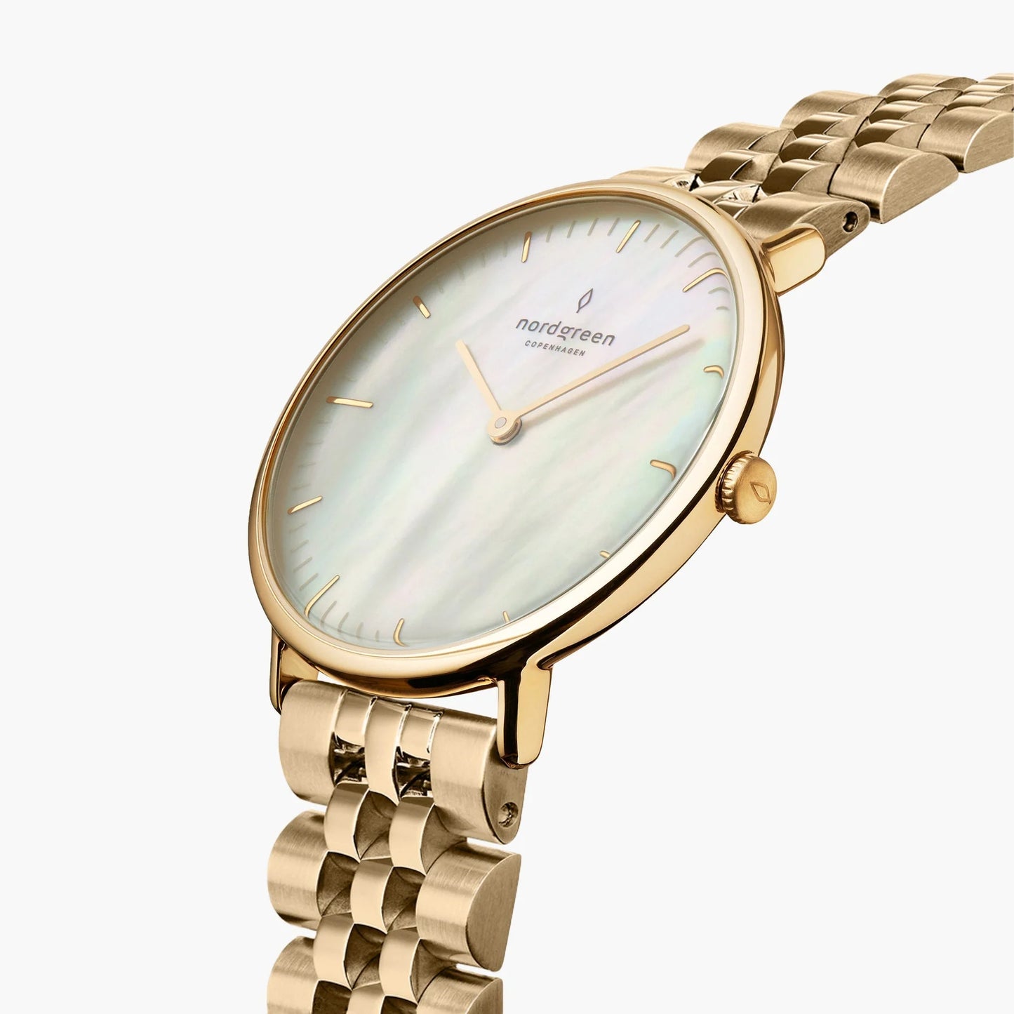 Native Gold and Mother Of Pearl | 32mm