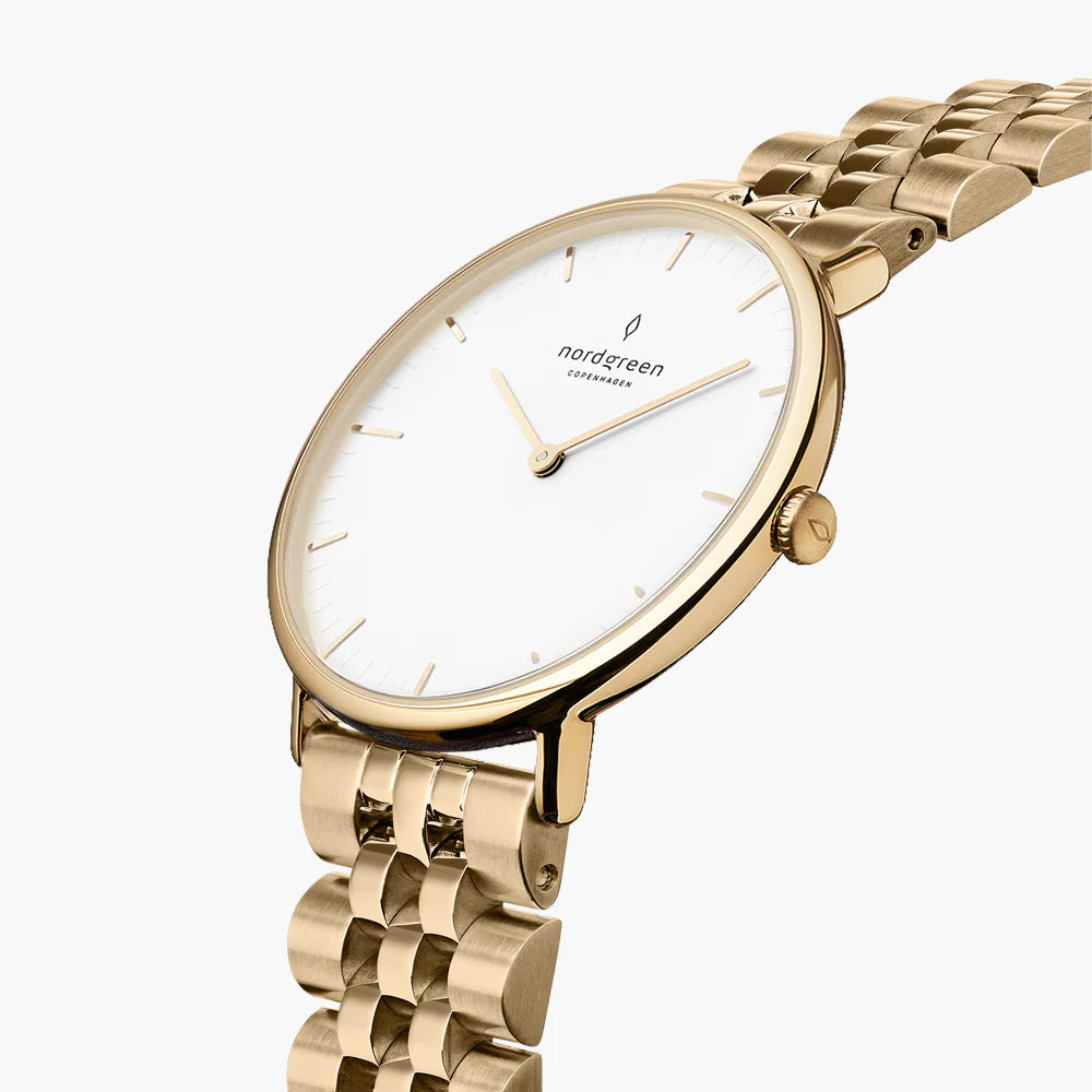 Native Gold and White | 36mm