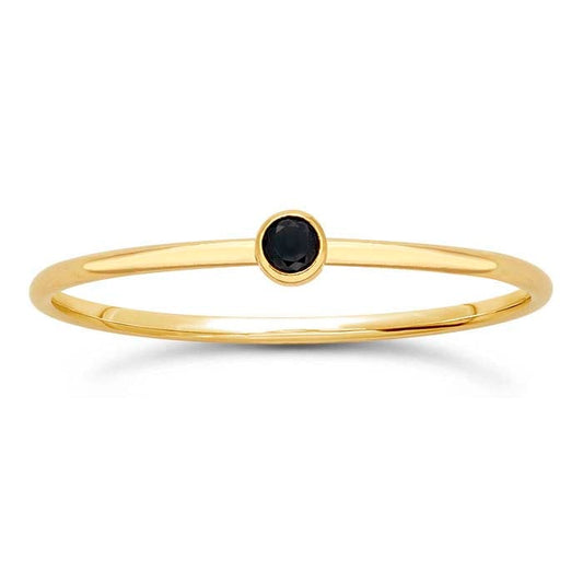 Cubic Zirconia Ring | Black