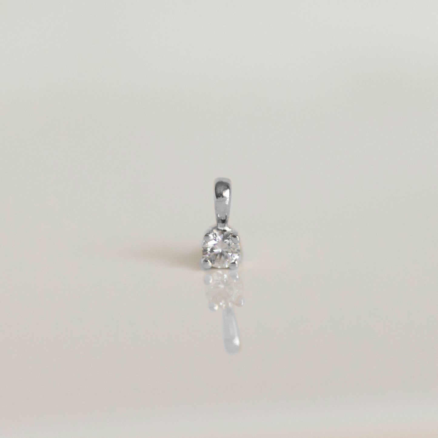 Petite Sapphire Pendant | silver