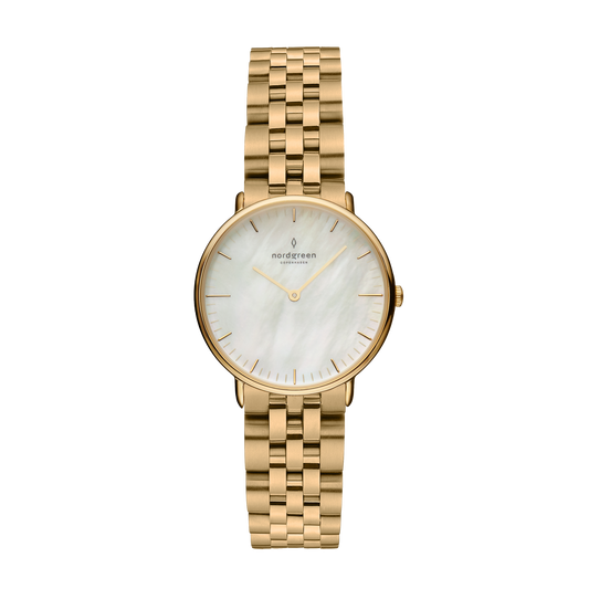 Native Gold and Mother Of Pearl | 32mm