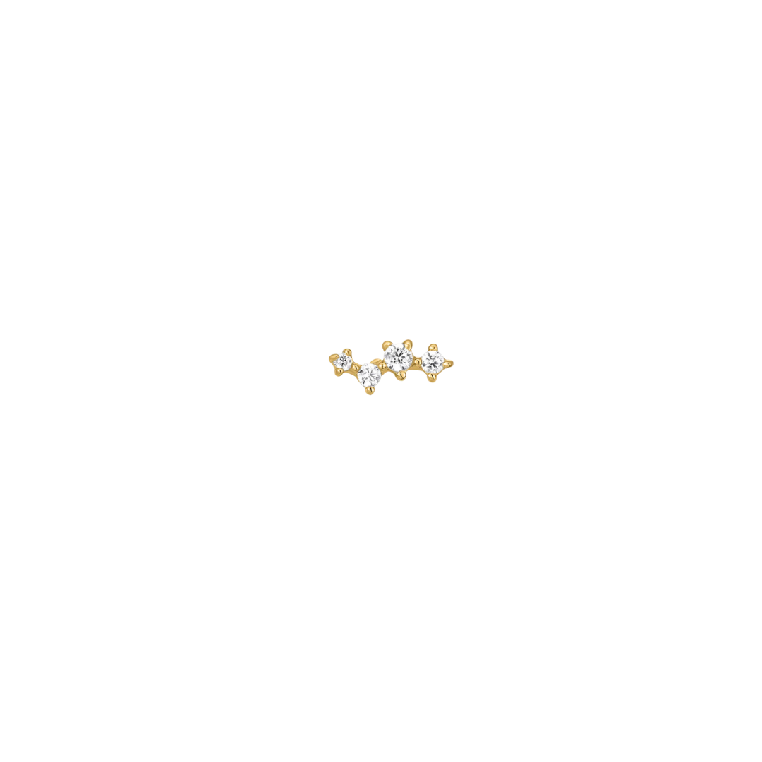 Faye stud | 14ct Gold