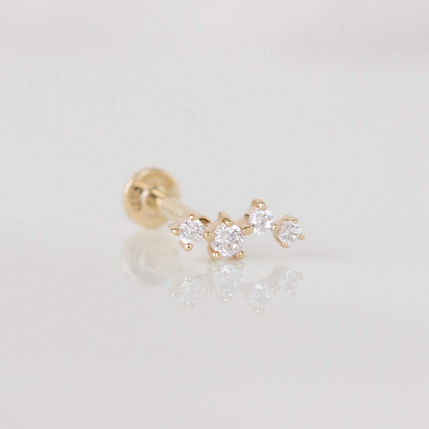 Faye stud | 14ct Gold