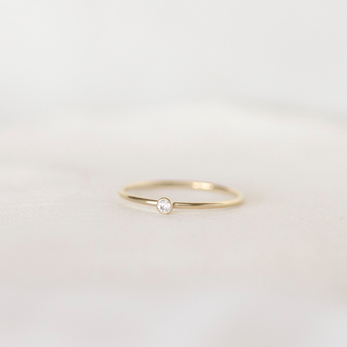 Cubic Zirconia Ring | White