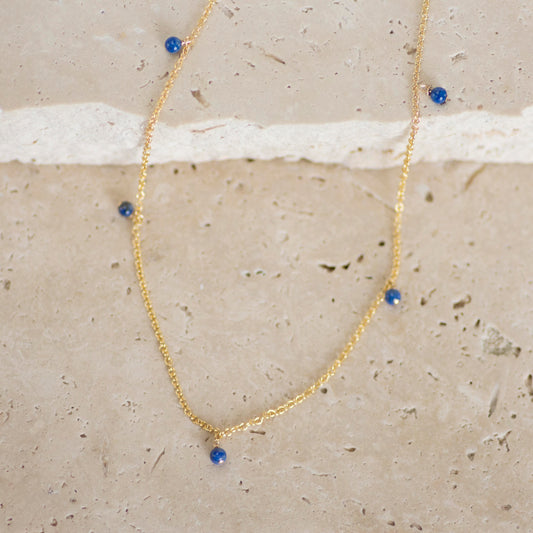 Lapis Seed Necklace