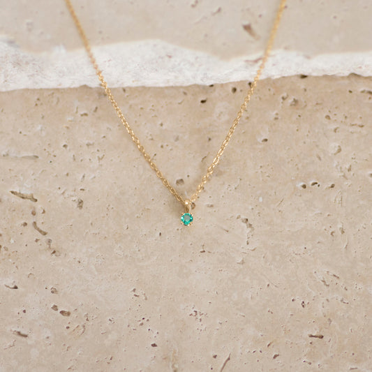 Petite Emerald Necklace