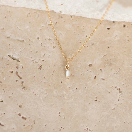 Petite Baguette Necklace