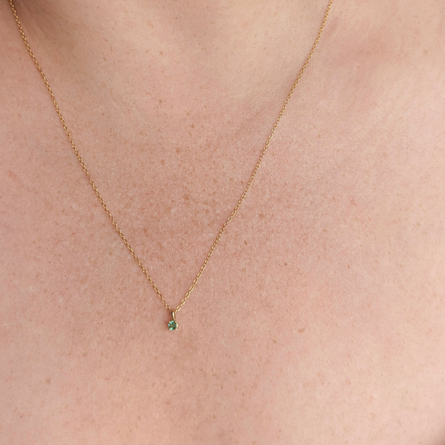 Petite Emerald Pendant