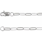 Fine Paperclip Chain Necklace