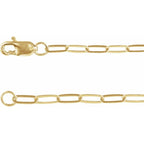 Fine Paperclip Chain Necklace