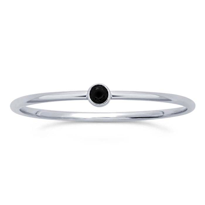 Cubic Zirconia Ring | Black