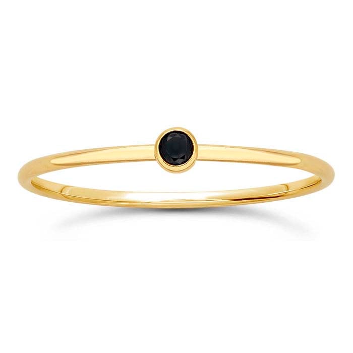 Cubic Zirconia Ring | Black