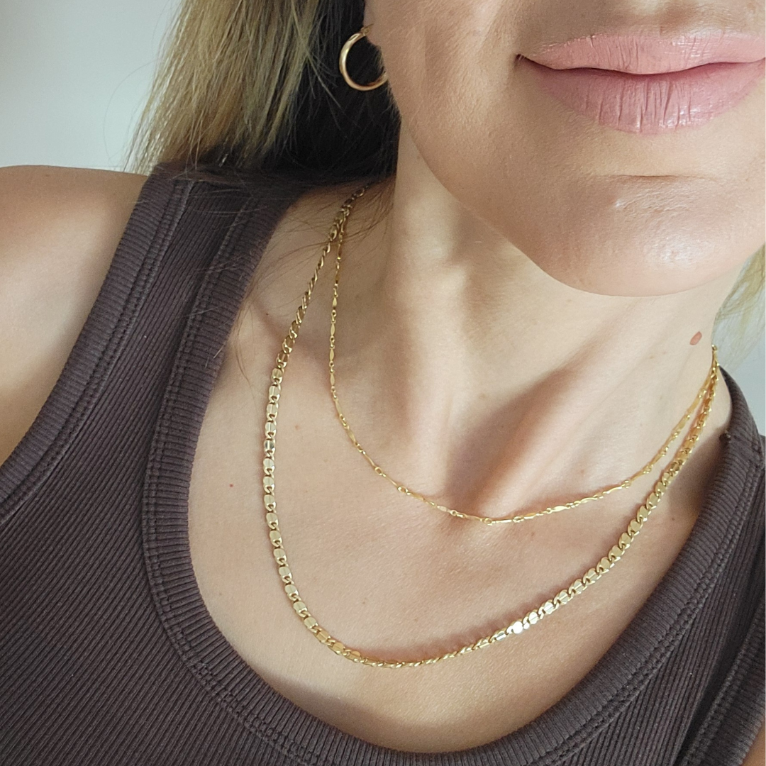 Bar Link Chain Necklace