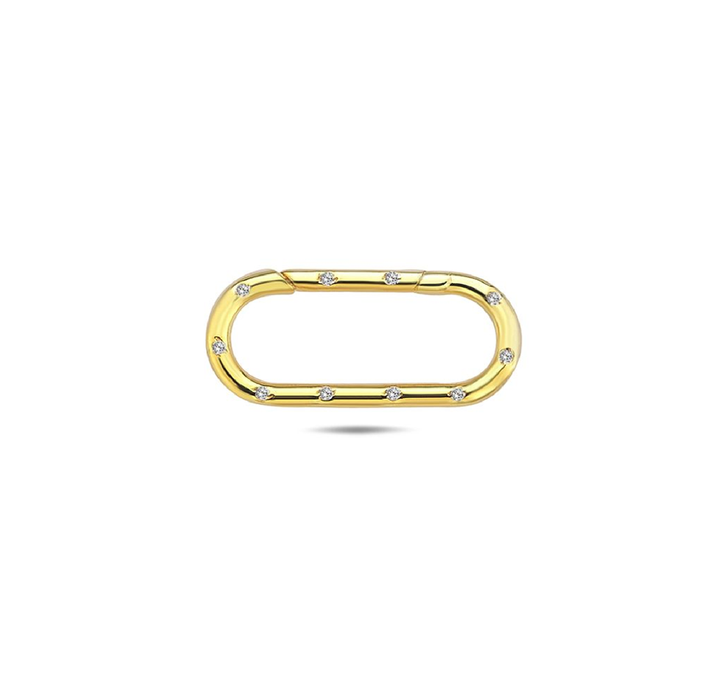 CZ Oval Enhancer Clip