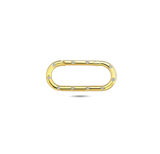 CZ Oval Enhancer Clip