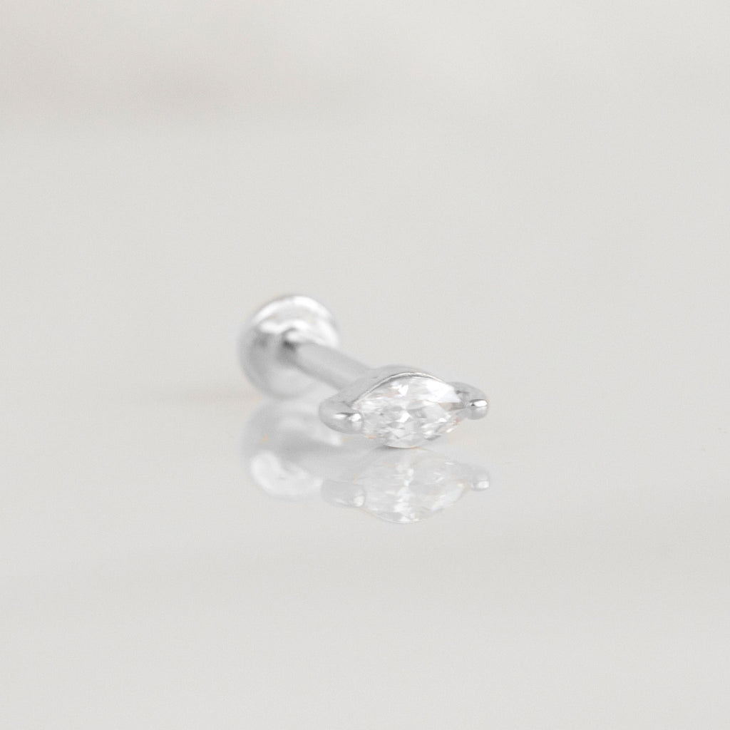 Marq stud | Silver
