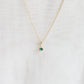 Lore Birthstone Necklace | Emerald