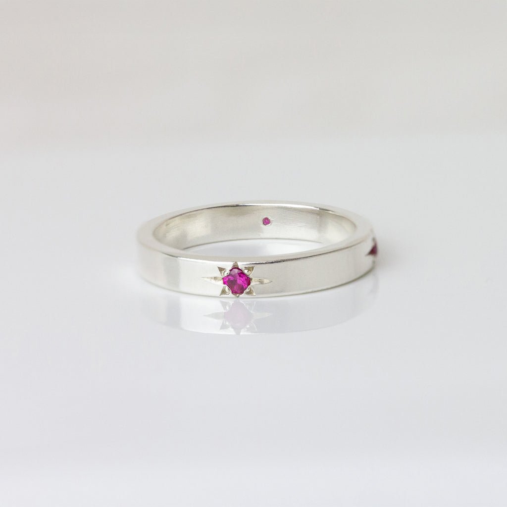 Aster Eternity Band | Ruby