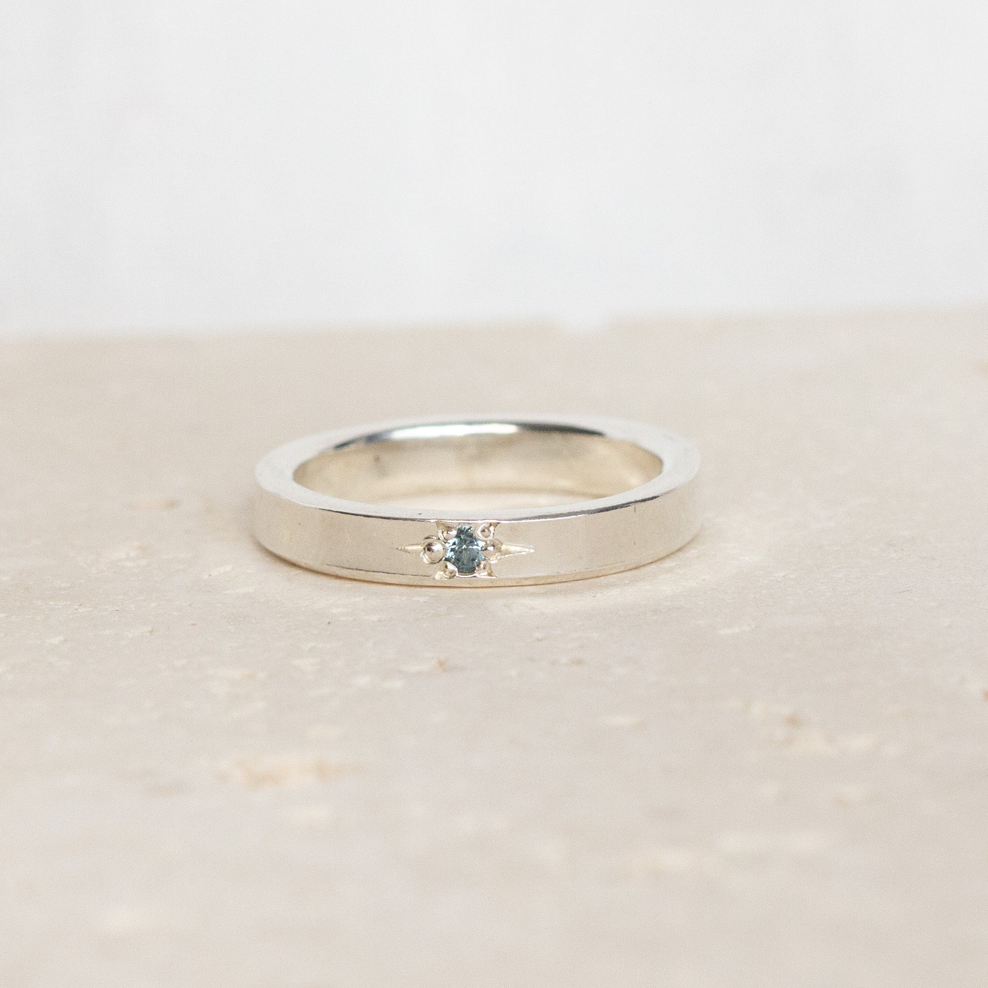 Aster Ring | Parti Blue Sapphire