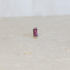 Confetti Stud | Rhodolite Garnet