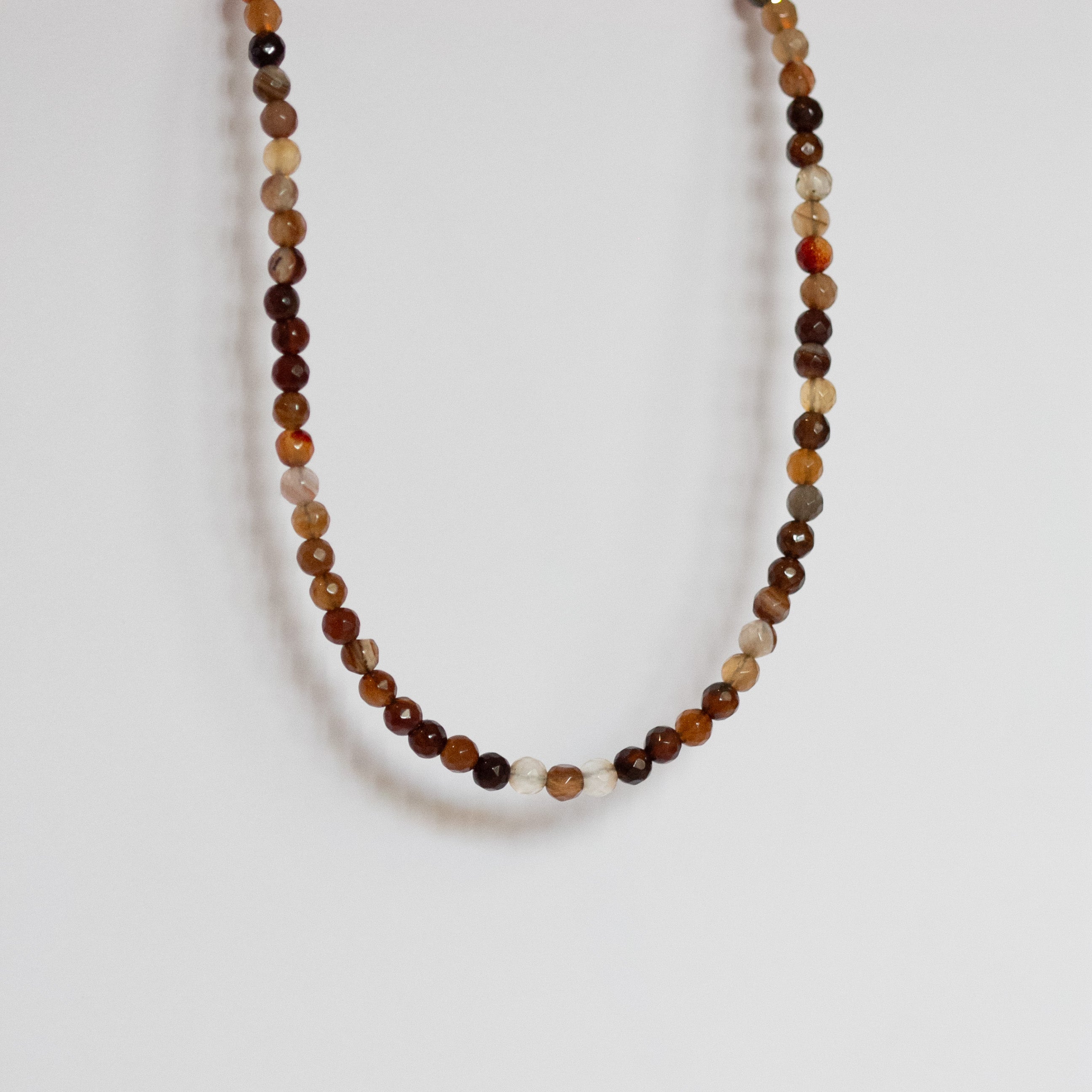 Agate Beaded Necklace