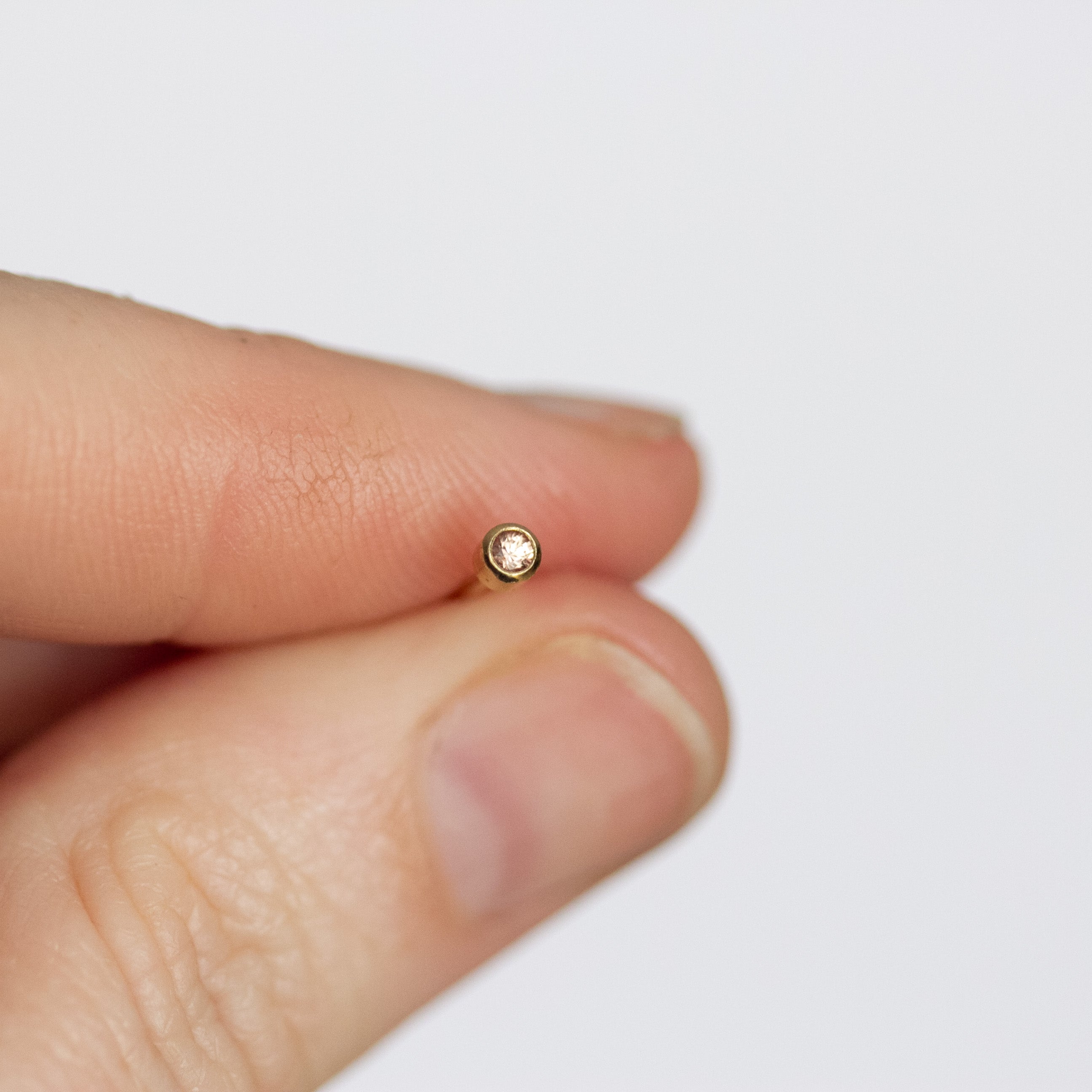 Petite Sapphire Studs | 14ct gold