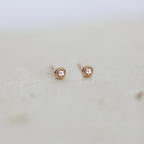Petite Sapphire Studs | 14ct gold
