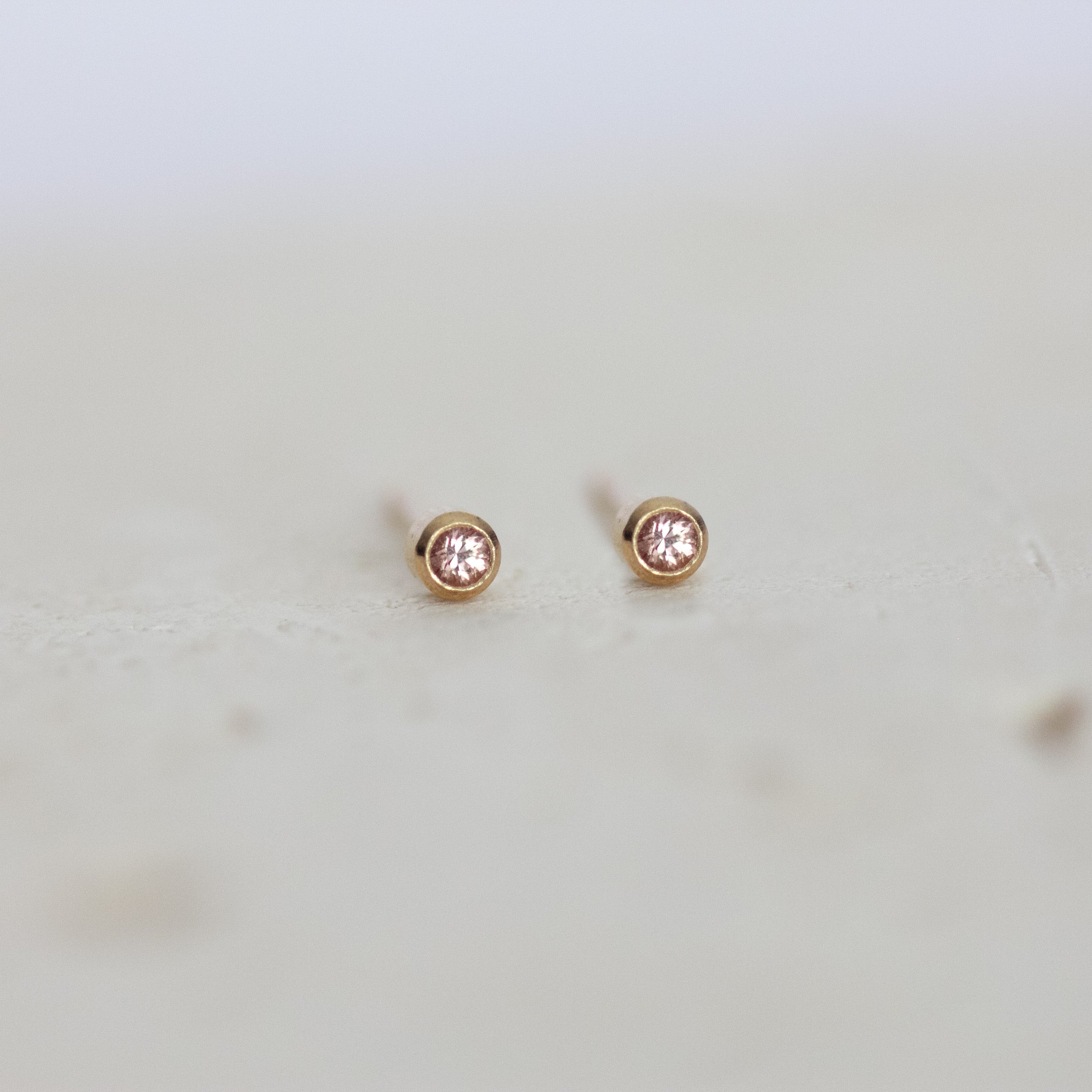 Petite Sapphire Studs | 14ct gold