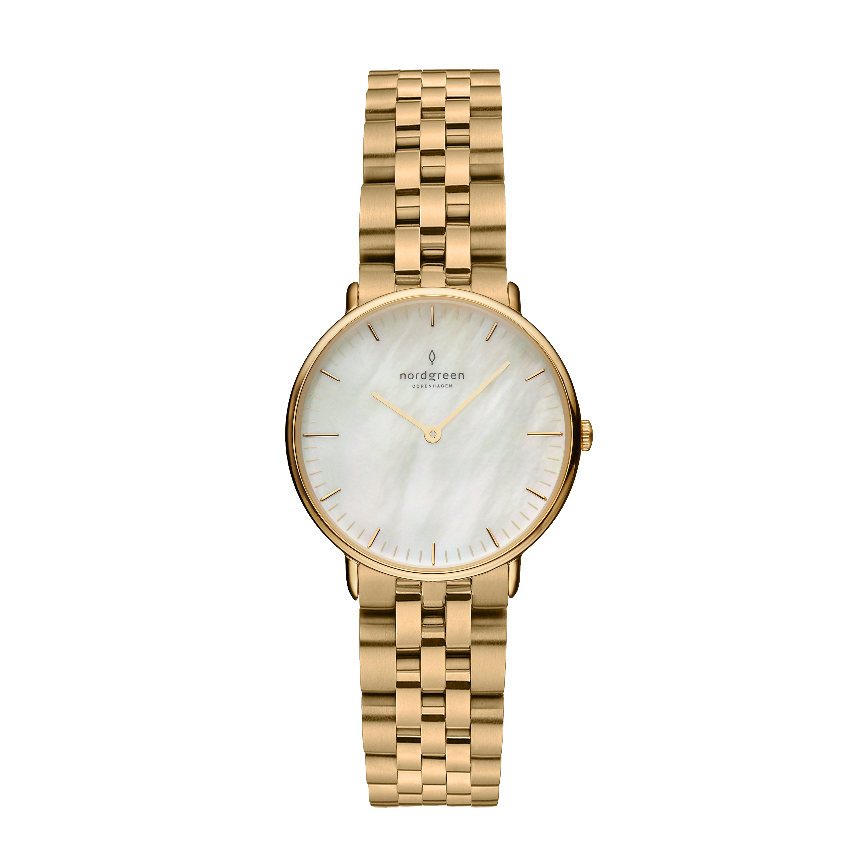 Native Gold and Mother Of Pearl | 32mm