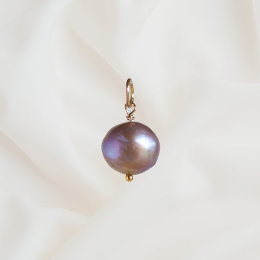 Plum Pearl Charm