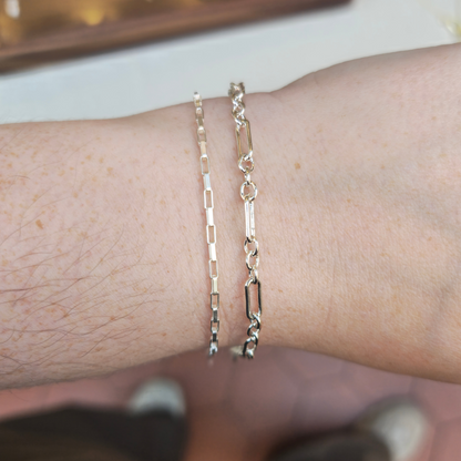 Mixed Link Bracelet | 4mm
