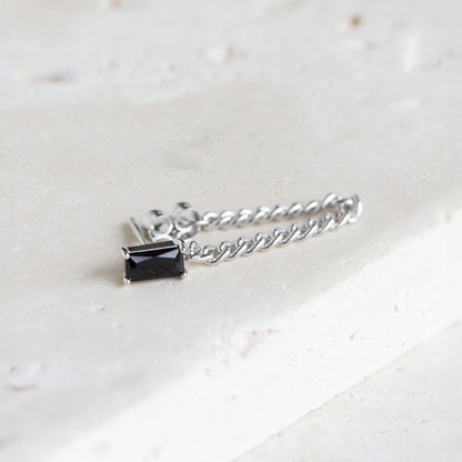 Onyx Chain Stud | Single