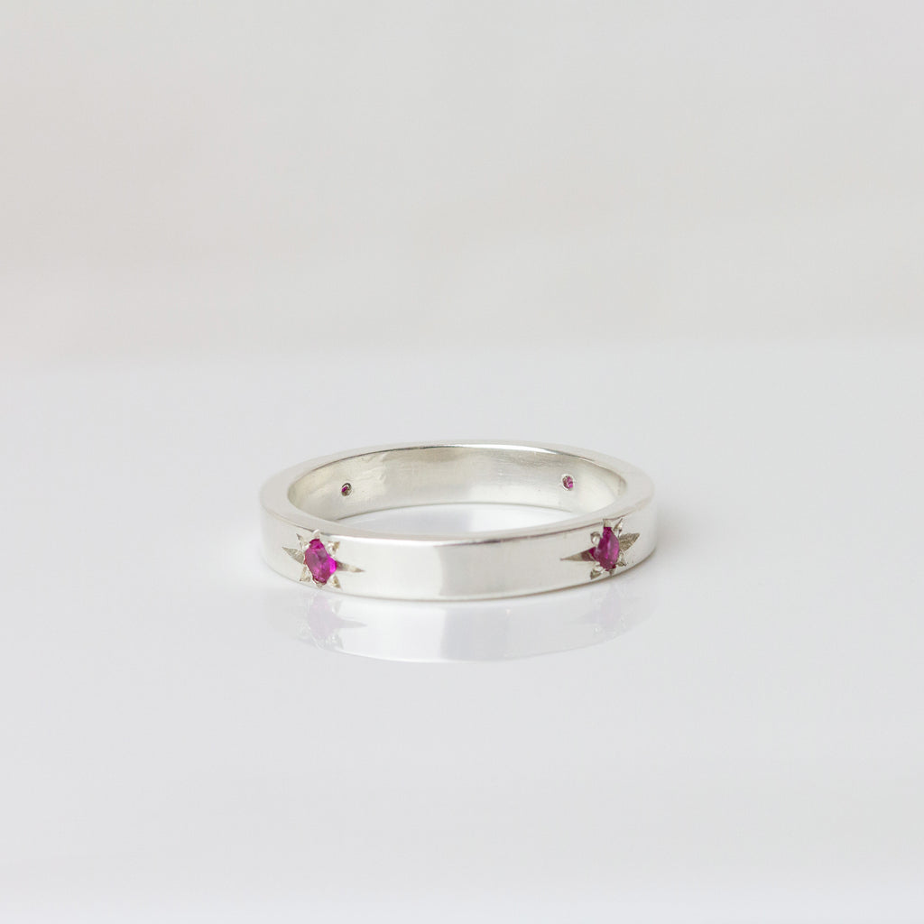 Aster Eternity Band | Ruby