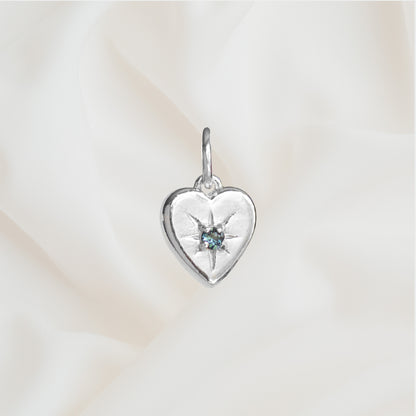 Accented Heart Charm