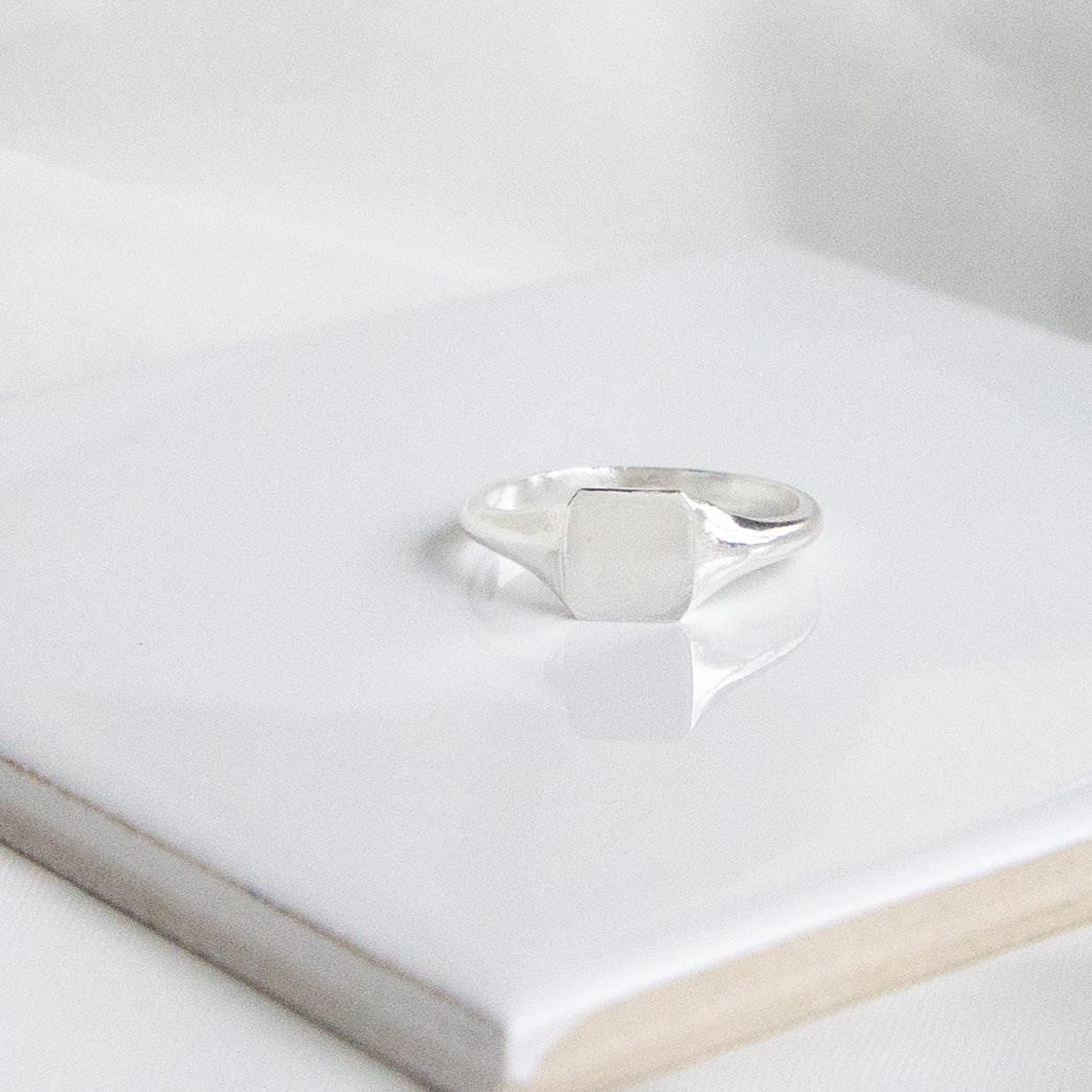 Square Signet | Silver