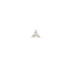 Trio stud | 14ct Gold