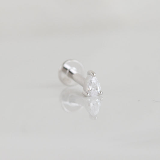 Rain stud | Silver