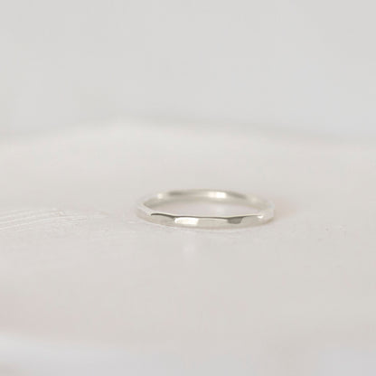 Fine Hammered Ring