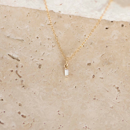 Petite Baguette Necklace