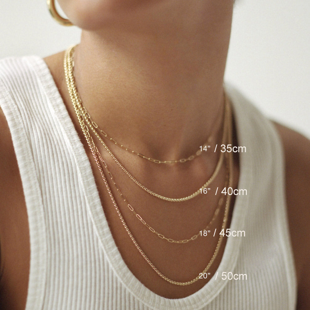 Fine Cable Chain Necklace