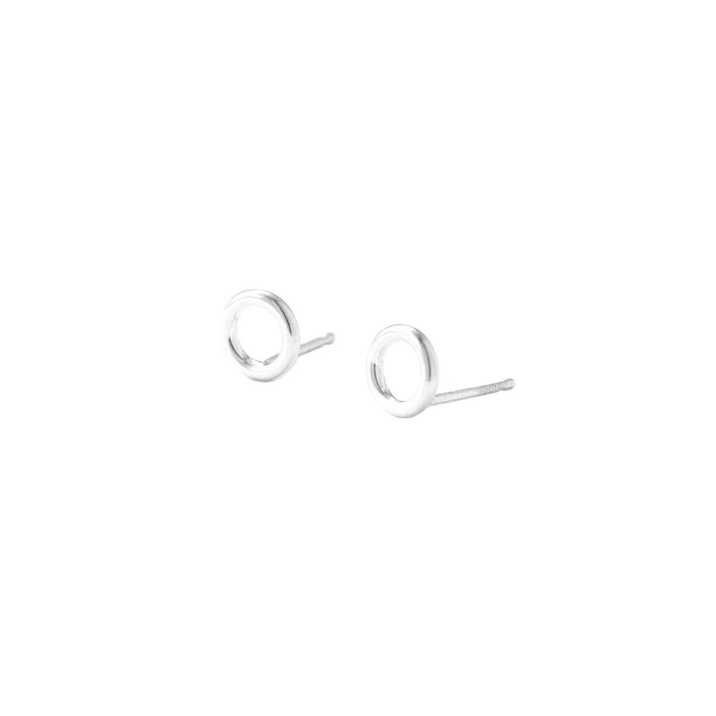 Small Open Circle Studs by Ivy Design Jewellery