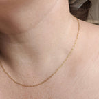 Fine Paperclip Chain Necklace