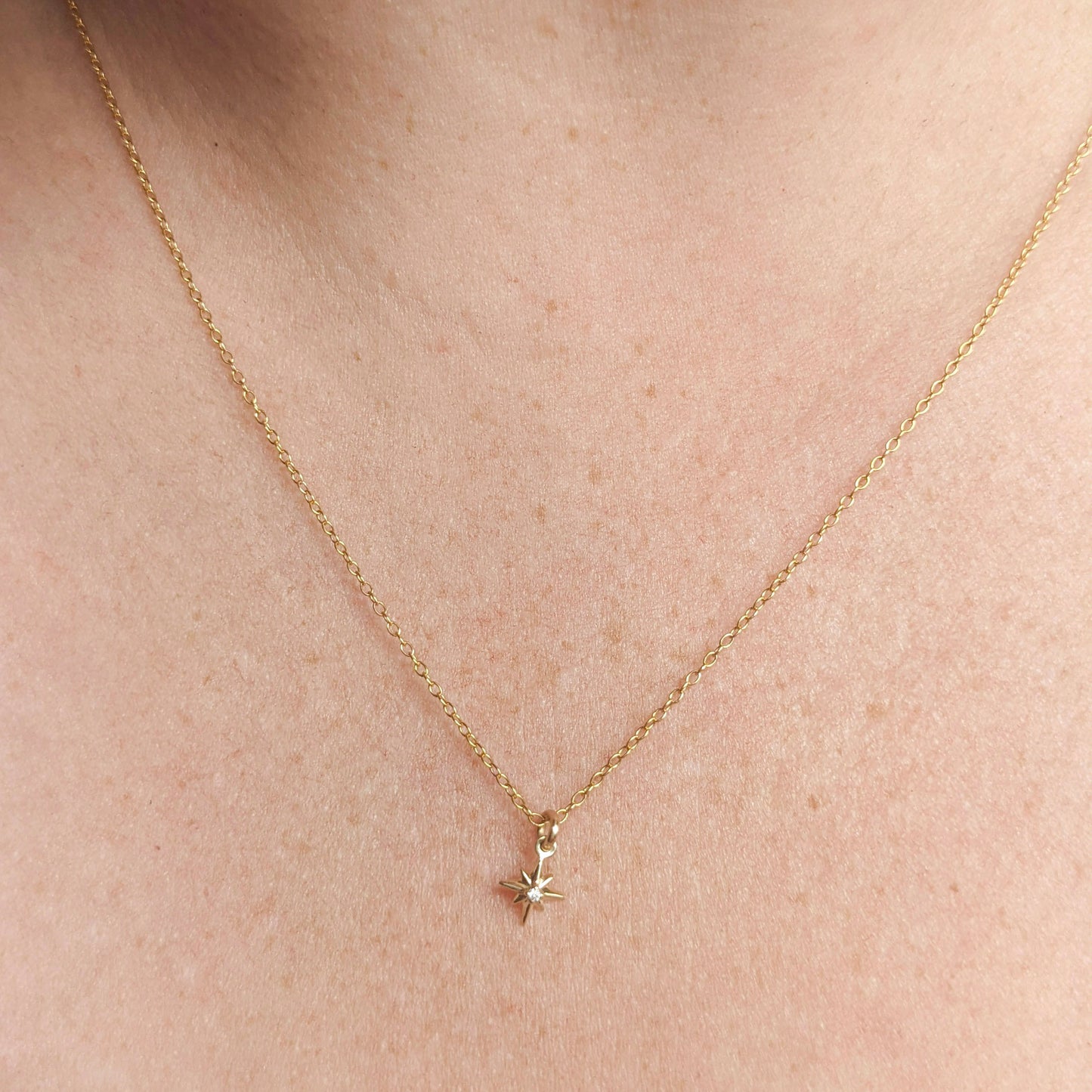 Petite Diamond Celestial Necklace