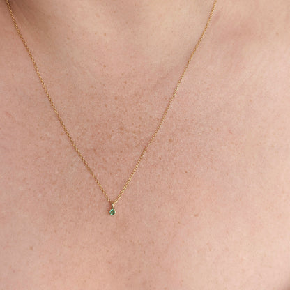 Petite Emerald Pendant