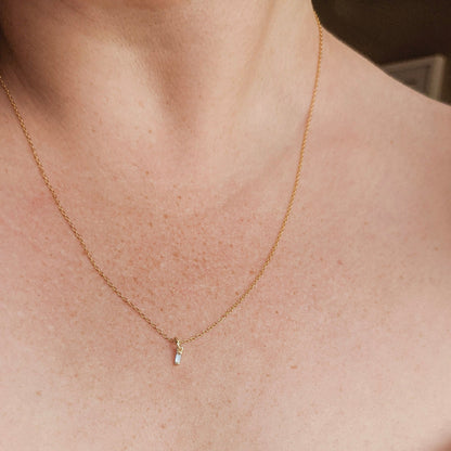 Petite Baguette Necklace