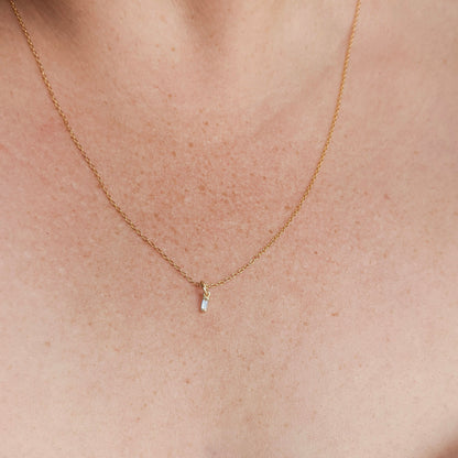 Petite Baguette Necklace