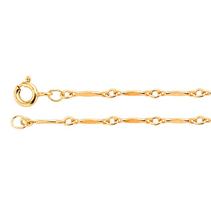 Bar Link Chain Necklace